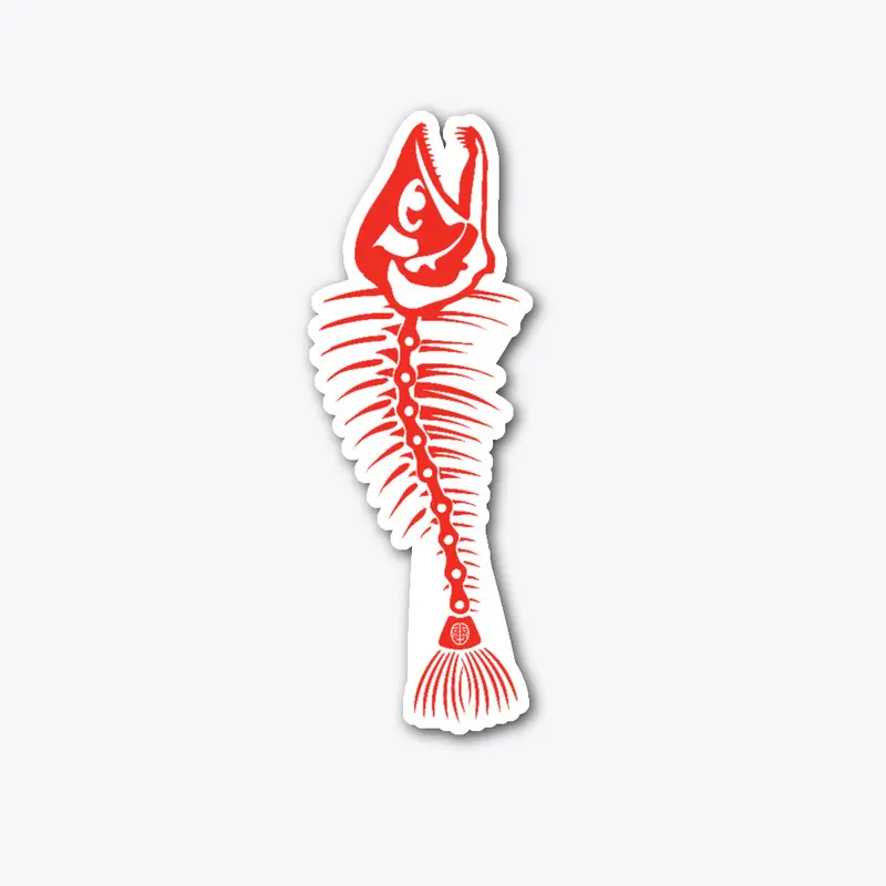 Fish bikechain - Red