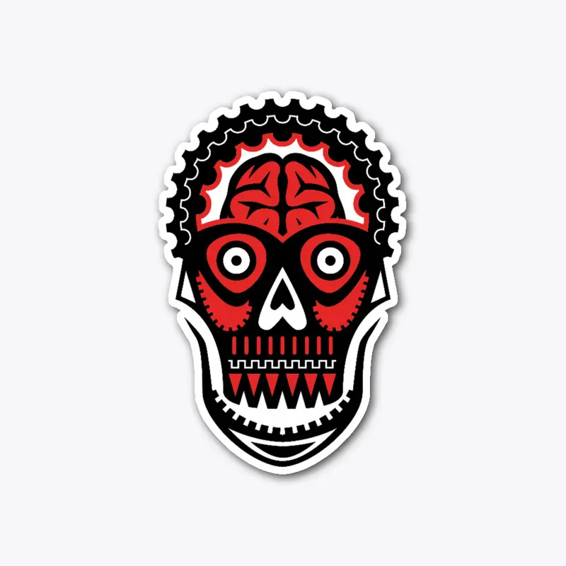 Brain Gear Skull - Red